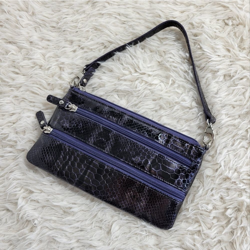 Danier Patent Leather Handbag Wristlet